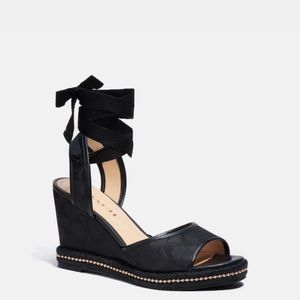 Brand new in box coach Wedges !! Never opened still in box just delivered !